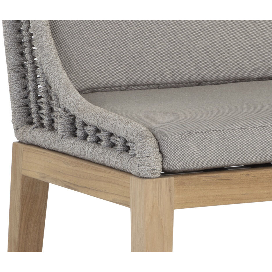 Sorrento 40.75 inch Palazzo Taupe Outdoor Counter Stool